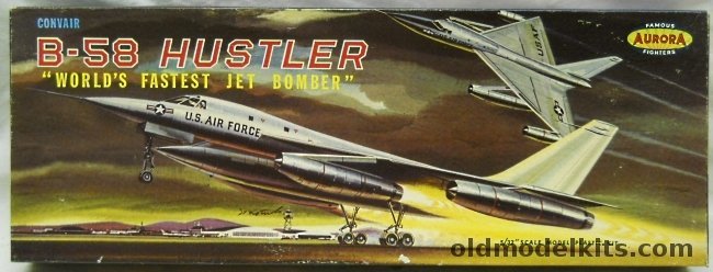 Aurora 1/76 Convair B-58 Hustler, 375-198 plastic model kit